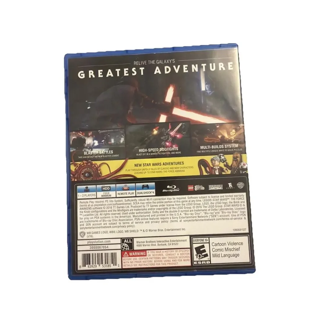 LEGO Star Wars: The Force Awakens Sony PlayStation 4 PS4 COMPLETE WITH MANUAL